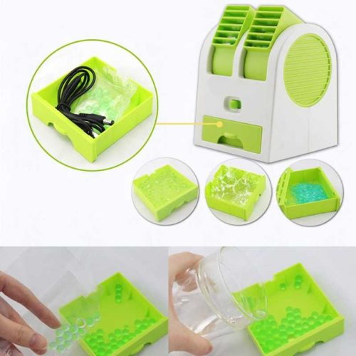 Mini Fan Cooling Portable Desktop Dual Bladeless Air Conditioner - Image 6