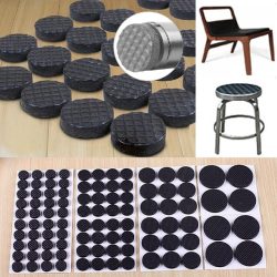 18pcs Self Adhesive furniture leg pad Anti slip Stools Table Foot Cap Cover Anti Scratch
