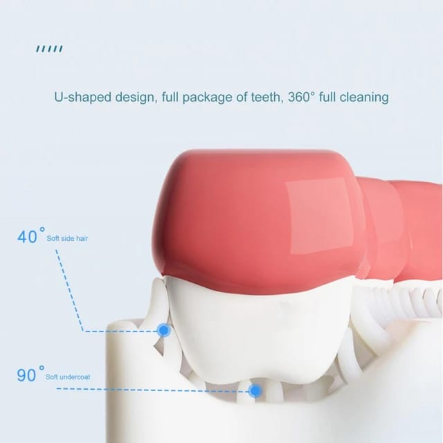 Baby Toothbrush Children 360 Degree U-shaped Child Toothbrush Teethers Baby Brush Silicone Kids Teeth Oral Care Cleaning - Image 3