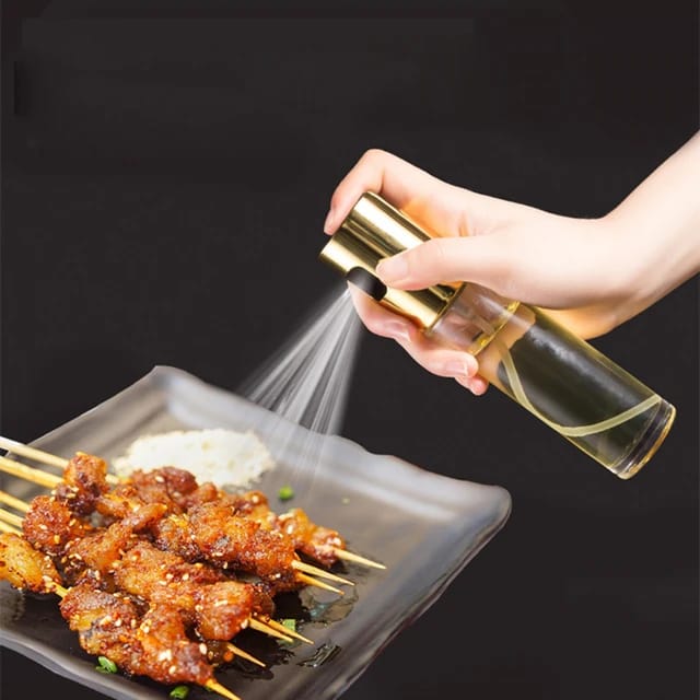 1Glass Spray Olive Oil Spraying Bottle Dispenser Sprayer Can Jar Kitchen Barbecue Tool - Image 2